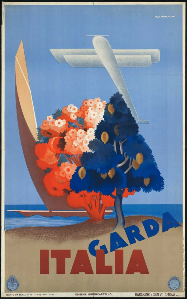 Garda Italia Vintage Poster  Print